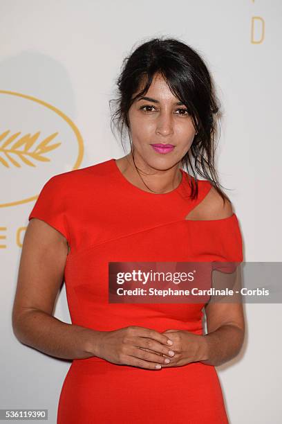 Leila Bekhti attends the Opening Ceremony dinner during the 68th annual Cannes Film Festival on May 13, 2015 in Cannes, France.