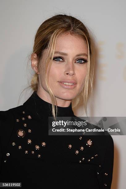 Doutzen Kroes attends the Opening Ceremony dinner during the 68th annual Cannes Film Festival on May 13, 2015 in Cannes, France.