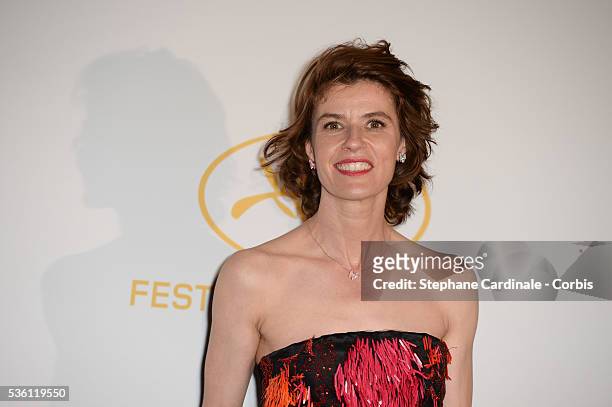 Irene Jacob attends the Opening Ceremony dinner during the 68th annual Cannes Film Festival on May 13, 2015 in Cannes, France.