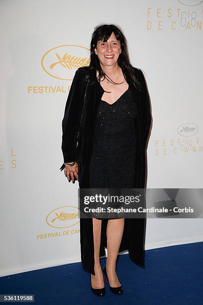 Sylvie Pialat attend the Opening Ceremony dinner during the 68th annual Cannes Film Festival on May 13, 2015 in Cannes, France.