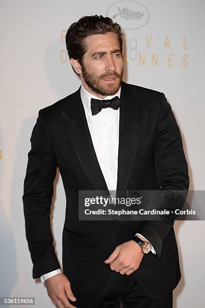 Jake Gyllenhaal attends the Opening Ceremony dinner during the 68th annual Cannes Film Festival on May 13, 2015 in Cannes, France.