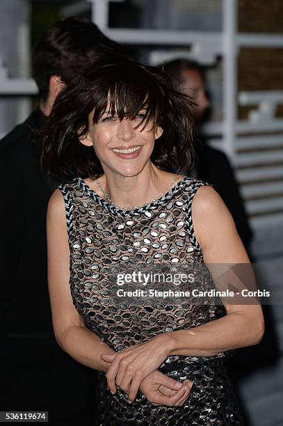 Sophie Marceau attends the Opening Ceremony dinner during the 68th annual Cannes Film Festival on May 13, 2015 in Cannes, France.