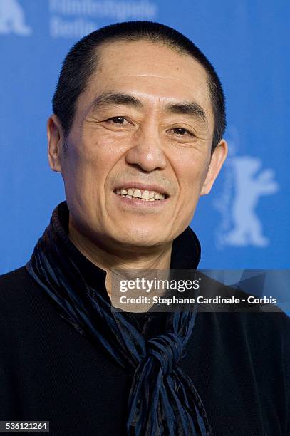 Director Zhang Yimou at the photo call of "San Qiang Pai An Jing Qi" during the 60th Berlin International Film Festival.