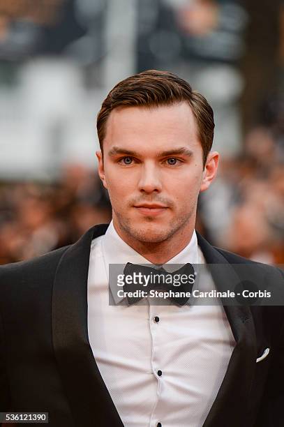 Nicholas Hoult, attends the premiere of 'Mad Max: Fury Road' during the 68th Annual Cannes Film Festival
