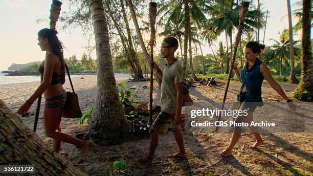 Not Going Down Without a Fight" -- Michele Fitzgerald, Tai Trang and Aubry Bracco head to Tribal Council during the finale episode of SURVIVOR: KAOH...