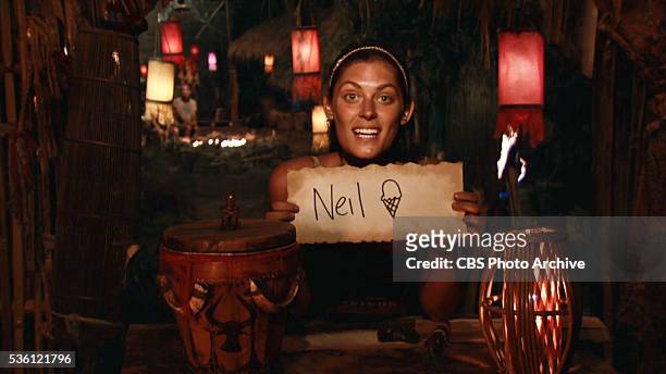 Not Going Down Without a Fight" -- Michele Fitzgerald at Tribal Council during the finale episode of SURVIVOR: KAOH RONG -- Brains vs. Brawn vs....