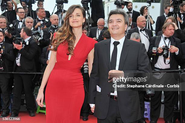 Celine Bosquet and Thomas Langmann attends the "Mad Max : Fury Road" Premiere during the 68th Cannes Film Festival