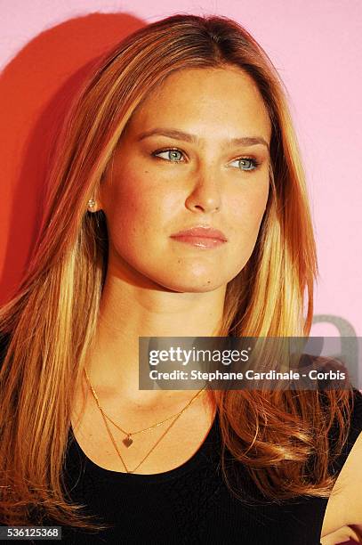 Bar Refaeli attends the presentation of "Passionata" Fall-Winter Collection 2010 in Paris.