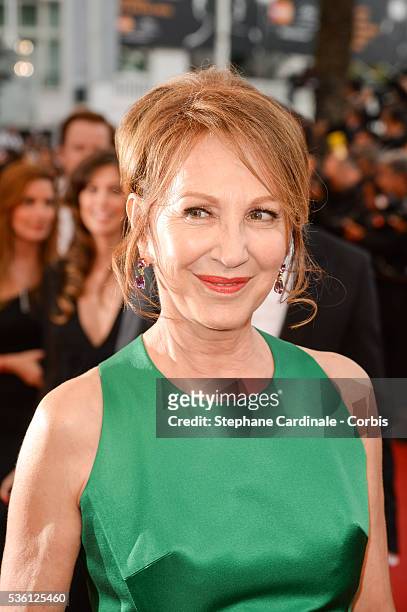 Nathalie Baye attends the "Irrational Man" Premiere during the 68th Cannes Film Festival