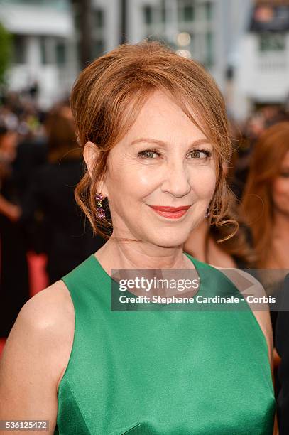 Nathalie Baye attends the "Irrational Man" Premiere during the 68th Cannes Film Festival