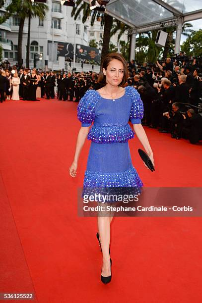 Anne Berest attends the "Irrational Man" Premiere during the 68th Cannes Film Festival