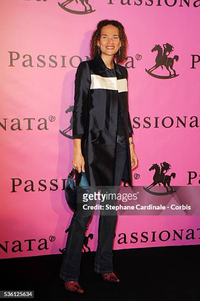 Frederique Bedos attends the presentation of "Passionata" Fall-Winter Collection 2010 in Paris.