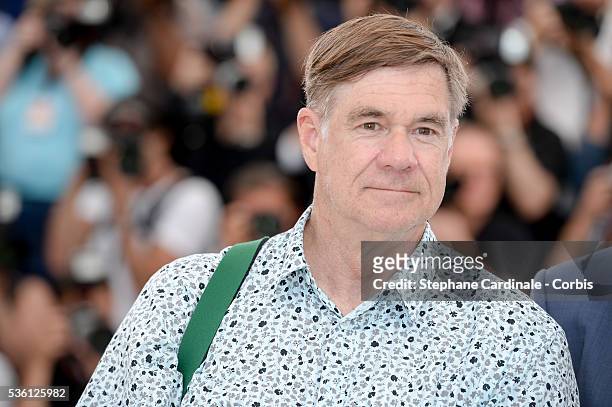 Gus Van Sant attends the "The Sea of Trees" Photocall during the 68th Cannes Film Festival