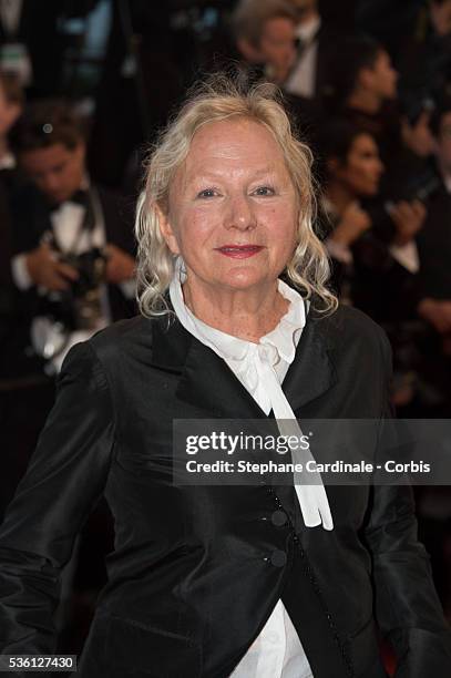 Agnes B attends the "The Sea Of Trees" Premiere during the 68th Cannes Film Festival