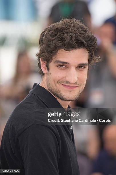 Louis Garrel attends the "Mon Roi" Photocall during the 68th Cannes Film Festival