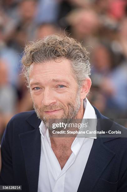 Vincent Cassel attends the "Mon Roi" Photocall during the 68th Cannes Film Festival
