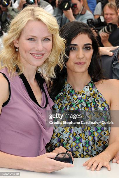 Naomi Watts and Liraz Charhi at the Photocall for 'Fair game' during the 63rd Cannes International Film Festival