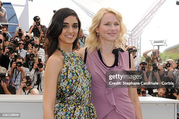 Naomi Watts and Liraz Charhi at the Photocall for 'Fair game' during the 63rd Cannes International Film Festival