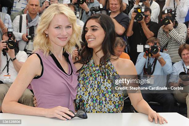 Naomi Watts and Liraz Charhi at the Photocall for 'Fair game' during the 63rd Cannes International Film Festival