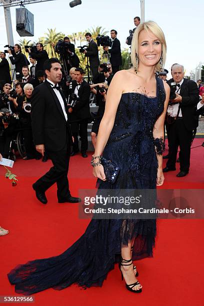 Judith Godreche attends the premiere of 'The tree' during the 63rd Cannes International Film Festival.