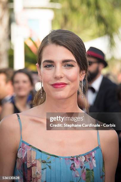 Charlotte Casiraghi attends at the "Carol" Premiere during the 68th Cannes Film Festival