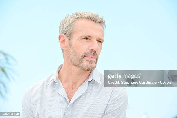 Lambert Wilson attends the "Enrages" Photocall during the 68th annual Cannes Film Festival