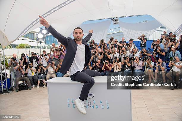 Lambert Wilson attends the "Enrages" Photocall during the 68th annual Cannes Film Festival