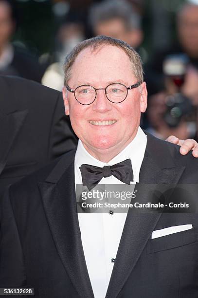 John Lasseter attends the "Inside Out" Premiere during the 68th annual Cannes Film Festival