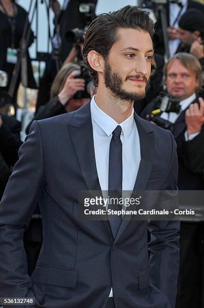 Pierre Niney attends the "Inside Out" Premiere during the 68th annual Cannes Film Festival