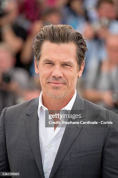 Josh Brolin attends the "Sicario" Photocall during the 68th Cannes Film Festival