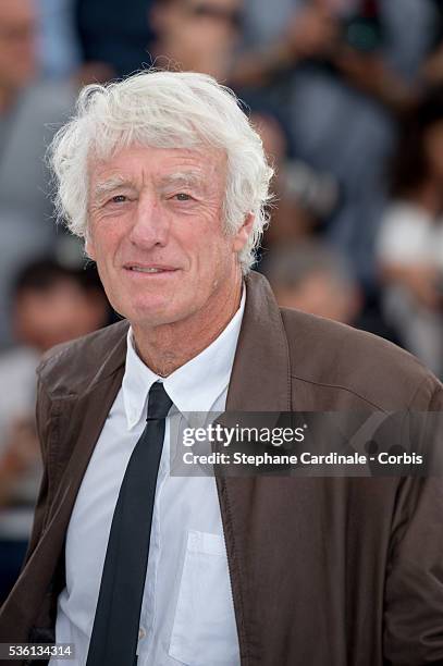 Roger Deakins attends the "Sicario" Photocall during the 68th Cannes Film Festival