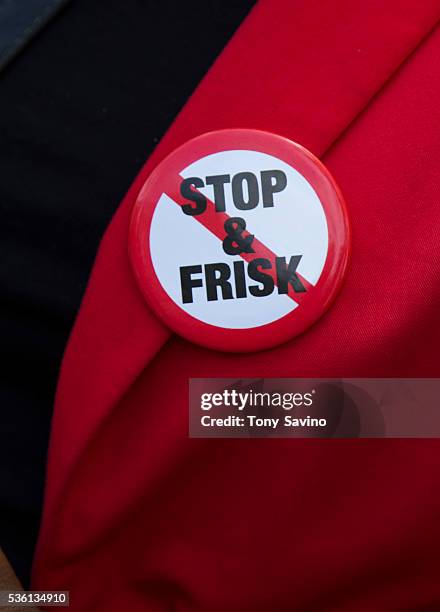 Stop and Frisk March - Tens of thousands of New Yorkers participated in a silent march to protest NYPD racial profiling, including the Stop and Frisk...