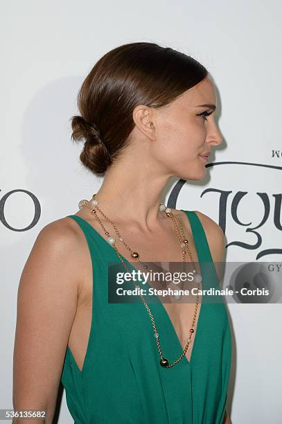 Natalie Portman attends at the De Grisogono "Divine In Cannes" Dinner Party at Hotel du Cap-Eden-Roc during the 68th Cannes Film Festival