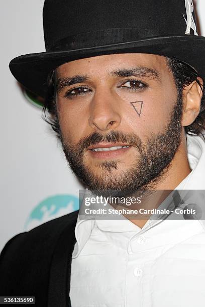 Maxime Nucci attends the Peace One Day Celebration 2010 held at the Zenith in Paris.