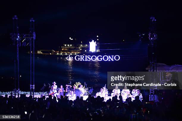 Atmosphere at the De Grisogono "Divine In Cannes" Dinner Party at Hotel du Cap-Eden-Roc during the 68th Cannes Film Festival