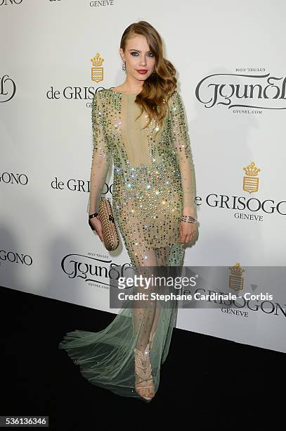 Xenia Tchoumitcheva attends at the De Grisogono "Divine In Cannes" Dinner Party at Hotel du Cap-Eden-Roc during the 68th Cannes Film Festival