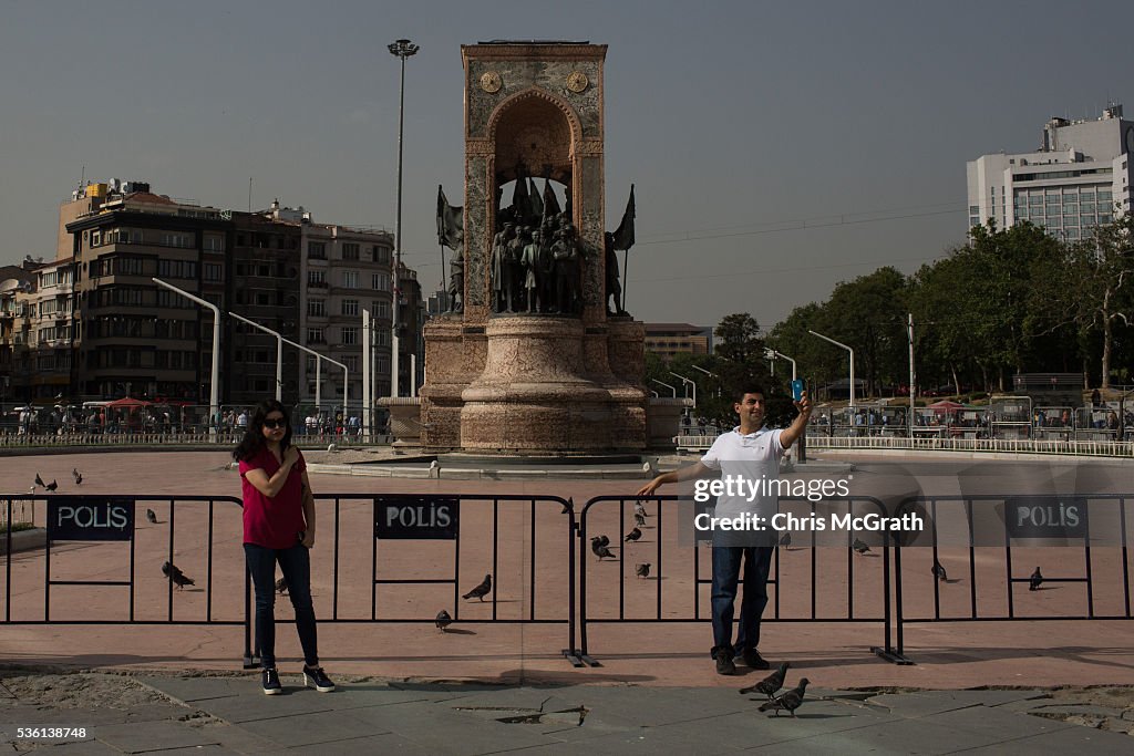 People Gather For Third Anniversary Of Gezi Park Protests In Istanbul