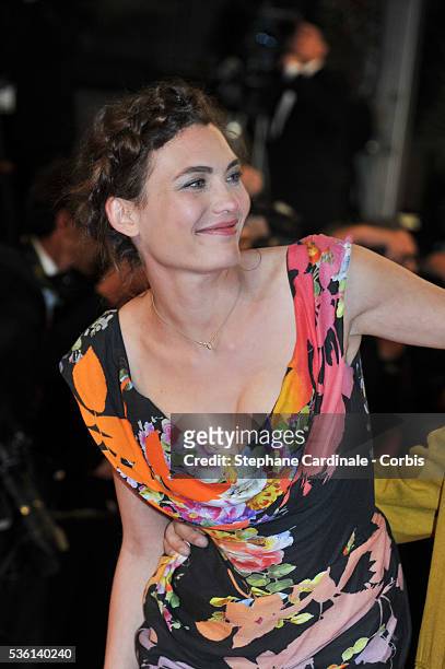 Aomi Muyock attends at the 'Love' Premiere during the 68th Cannes Film Festival