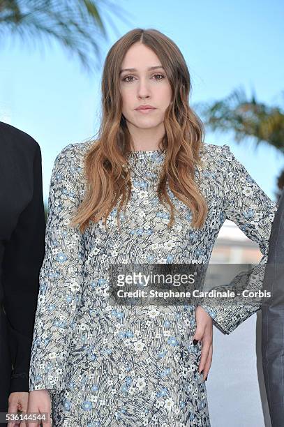 Sarah Sutherland attend the 'Chronic' Photocall during the 68th annual Cannes Film Festival on May 22, 2015