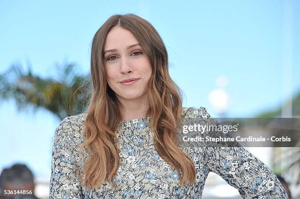 Sarah Sutherland attend the 'Chronic' Photocall during the 68th annual Cannes Film Festival on May 22, 2015