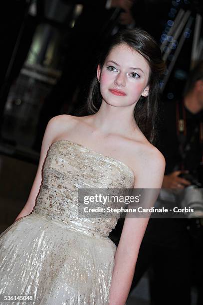 Mackenzie Foy attends the Premiere of 'The little Prince' during the 68th annual Cannes Film Festival on May 22, 2015