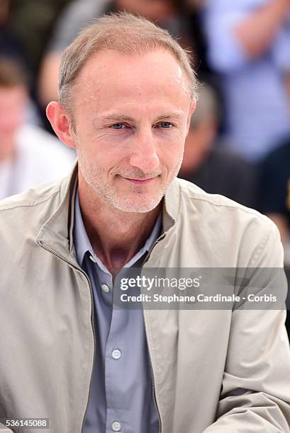 Guillaume Nicloux attends the 'Valley Of Love' Photocall during the 68th annual Cannes Film Festival on May 22, 2015