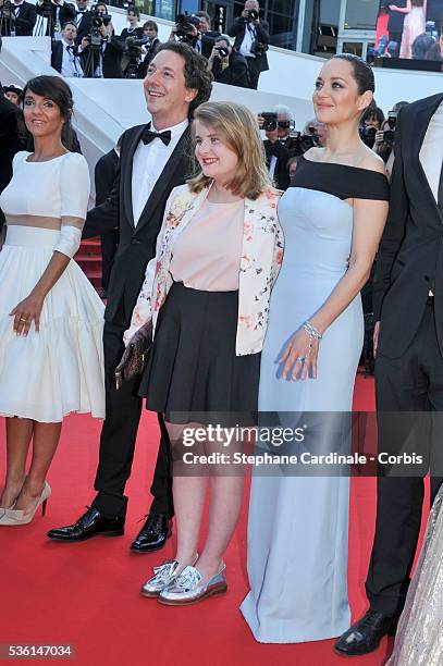 Florence Foresti, Guillaume Galienne, Mackenzie Foy and Marion Cotillard attends the 'The Little Prince' premiere during the 68th annual Cannes Film...