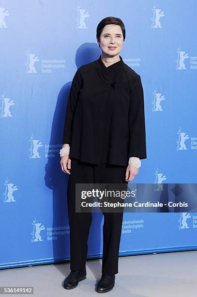 Jury member Isabella Rossellini attends the International Jury Photocall, during the 61st Berlin Film Festival.