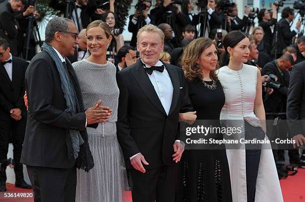 Cinefondation Jury Members Rebecca Zlotowski, Joana Hadjithomas, Daniel Olbrychski, Cecile de France and Abderrahmane Sissako attends the closing...