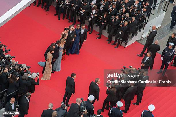 Ethan Coen, Jake Gyllenhaal, Rokia Traore, Rossy de Palma, Sienna Miller, Joel Coen,Guillermo del Toro, Xavier Dolan,Sophie Marceau attends the...