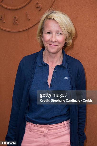 Ariane Massenet attends the 2015 Roland Garros French Tennis Open - Day Three, on May 26, 2015 in Paris, France.