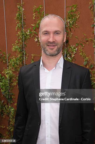 Thierry Omeyer attends the 2015 Roland Garros French Tennis Open - Day Three, on May 26, 2015 in Paris, France.