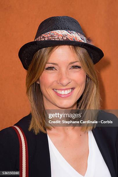 Isabelle Ithurburu attends the 2015 Roland Garros French Tennis Open - Day Four, on May 26, 2015 in Paris, France.