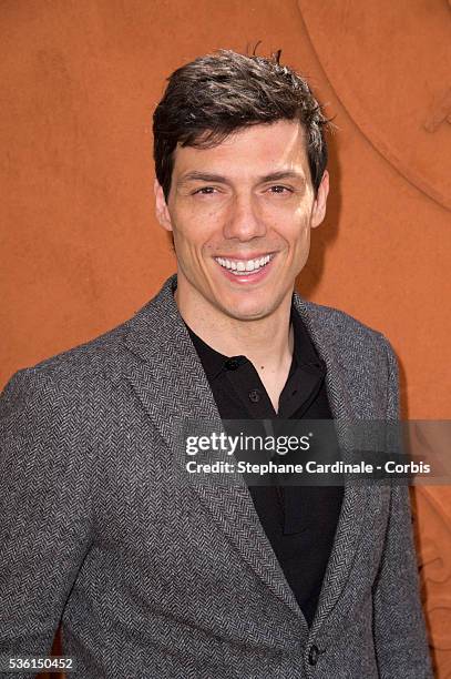 Taig Khris attends the 2015 Roland Garros French Tennis Open - Day Four, on May 26, 2015 in Paris, France.